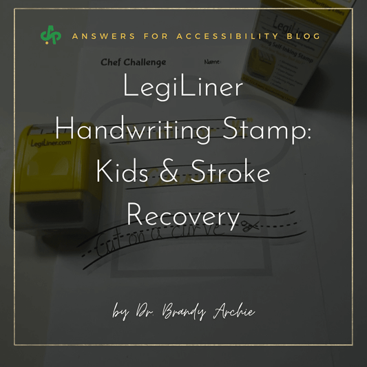 LegiLiner Handwriting Stamp: Kids & Stroke Recovery | AskSAMIE