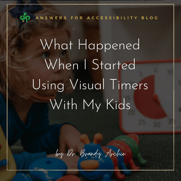 What Happened When I Started Using Visual Timers With My Kids