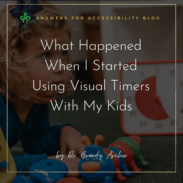 What Happened When I Started Using Visual Timers With My Kids
