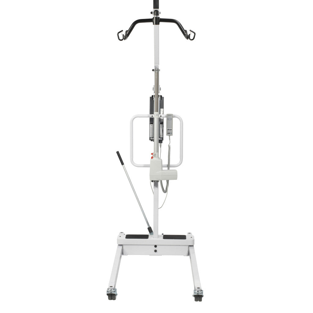 Battery-Powered Patient Lift - side view