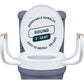 Raised Toilet Seat with Handles – Soft-Close, 3-Inch Riser for Seniors