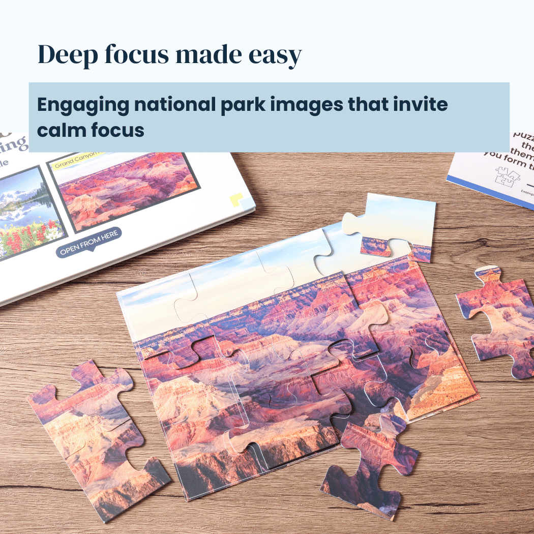2 - in - 1 Jigsaw Puzzles for Dementia | Breathtaking Mountains | 12 Pieces Aegeliss - AskSAMIE: Answers for Accessibility