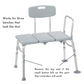 Tub bench extenders work on Drive tub transfer bench models that look like this
