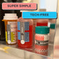 Tooktake applied on various medicine bottles from AskSAMIE