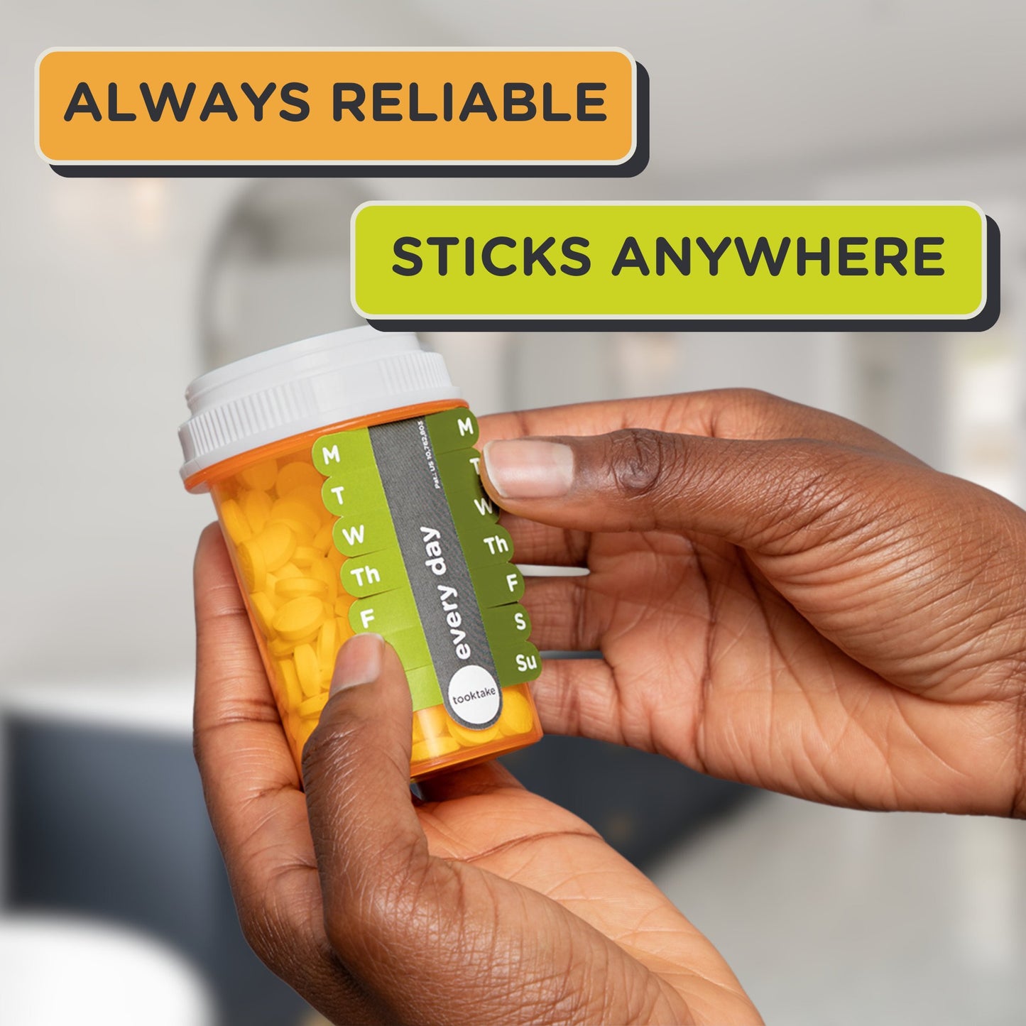 Tooktake reliable to stick anywhere from AskSAMIE
