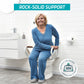 Raised Toilet Seat with Handles – Soft-Close, 3-Inch Riser for Seniors