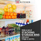 4 Piece Stackable Fridge Bins 55Kitchen - AskSAMIE: Answers for Accessibility