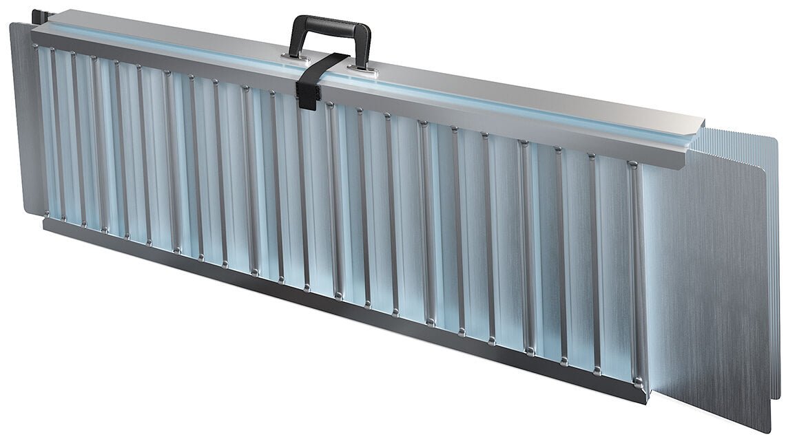 Saturating Ramp 4' Suitcase Ramp | Portable Wheelchair Ramp for 6