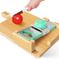 Adaptive One-Handed Cutting Board - Single Handed Board with Anti-slip Design, Bread Stops, Spikes