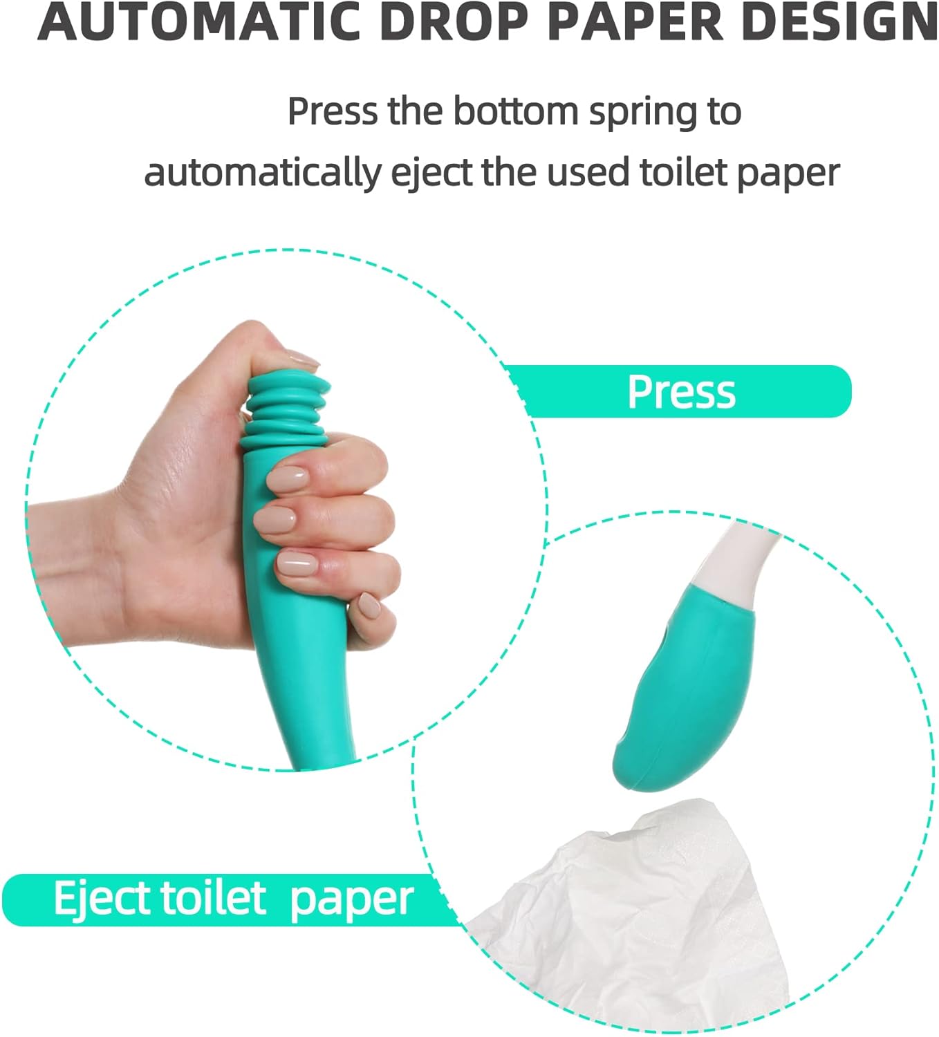 Long Reach Comfort Wipe toilet paper eject function from AskSAMIE