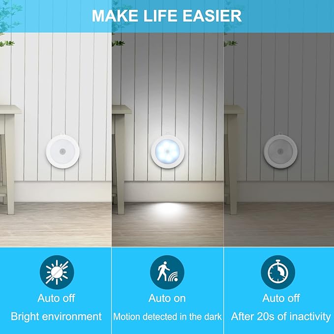 Motion Sensor Battery Operated Night Lights