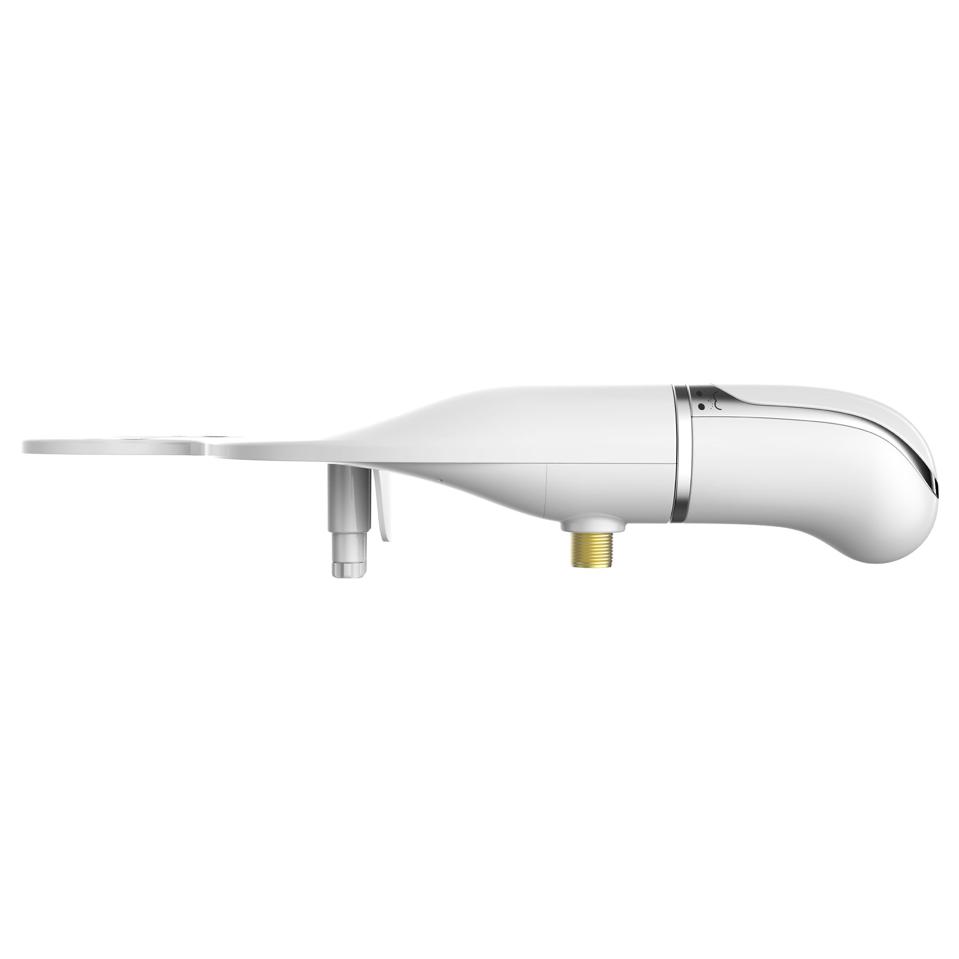Assurance Bidet Attachment from AskSAMIE side view showing connection points