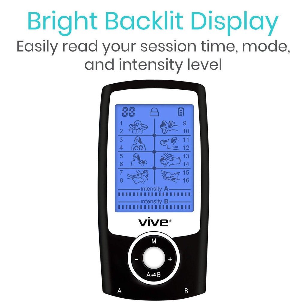 8 Mode TENS Unit Vive Health - AskSAMIE: Answers for Accessibility