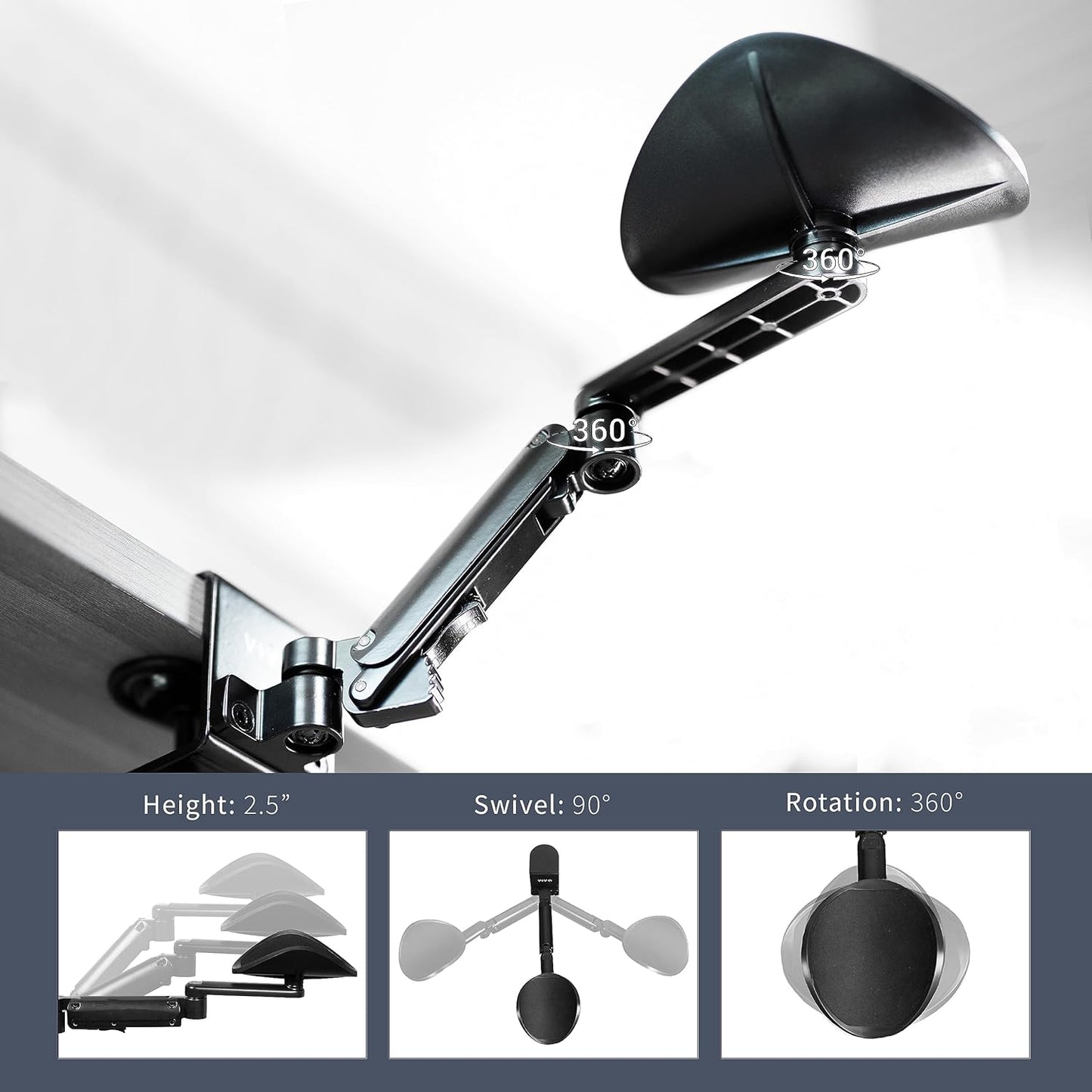 Clamp-on Arm Support