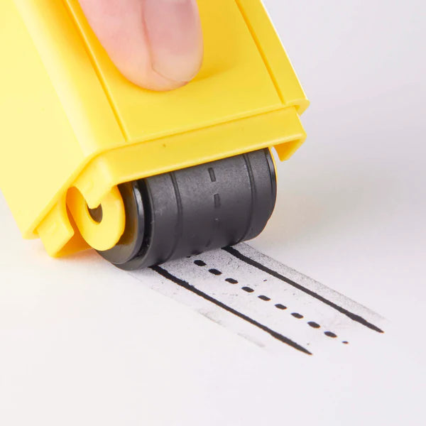 LegiLiner Self-Inking Teacher Stamp-1/2-inch Dashed Handwriting Line