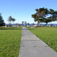 AccessTraxa being used over grass to a lakefront wedding ceremony