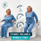 Toilet Safety Rails with Adjustable Height – No-Leg Design for Seniors