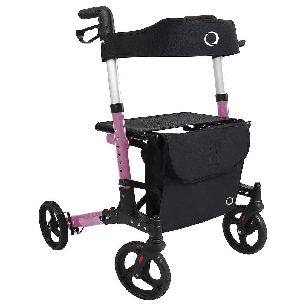 Big wheel rollator from Vive in pink