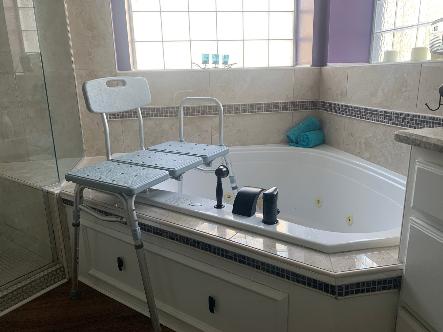 Extra Tall Tub Transfer Bench | For Deep Tubs