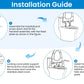 how to install toilet rails