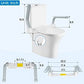 dimensions of toilet rails
