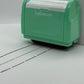 LegiLiner "Spaces" Self-Inking Teacher Stamp-1-inch Dashed Spaced Handwriting Lines Roller Stamp