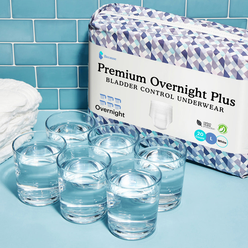 Premium Overnight Plus Underwear for Men from AskSAMIE