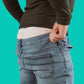 Premium Overnight Plus Underwear for Men worn by man with pants from AskSAMIE
