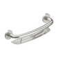 shampoo shelf grab bar brushed nickel