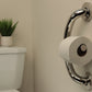 Toilet Paper Holder Grab Bar chrome on wall