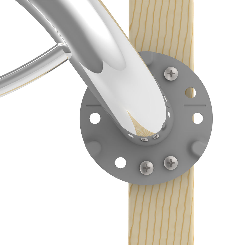up close of bracket on wall