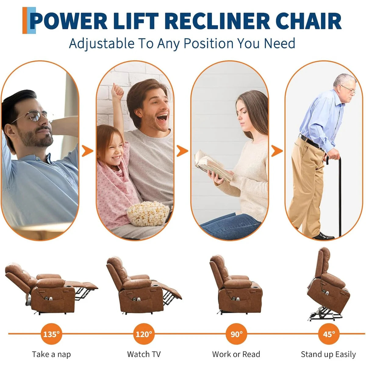 Power Lift Chair Recliner | Extra Large | by Latitude Run