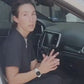 woman in car