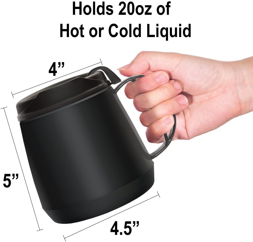 Wide Mug Easy Sip Cup dimensions