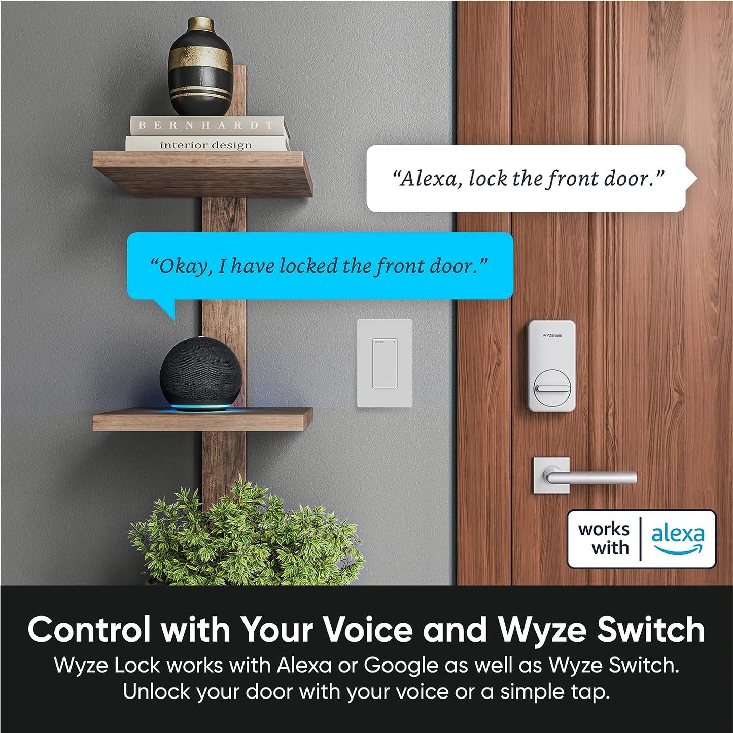 Control with your voice and wyze switch. Wyze smart lock solutions for aging in place | AskSAMIE
