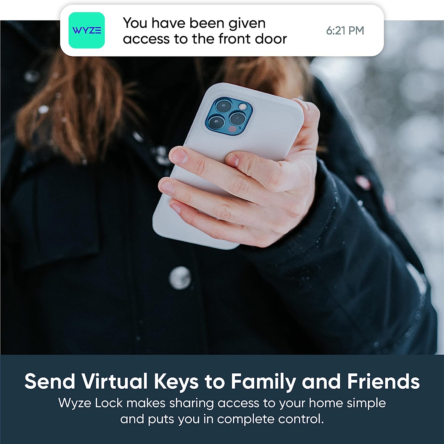 Send virtual keys to care providers or family. Wyze smart lock solutions for aging in place | AskSAMIE