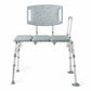 Bariatric Tub Transfer Bench facing front from AskSAMIE