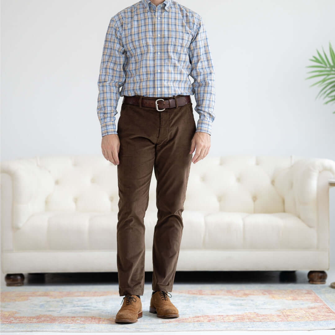Adaptive Corduroy Pants for Men | Magnetic Fly | Parkinson's & Arthritis MagnaReady - AskSAMIE: Answers for Accessibility
