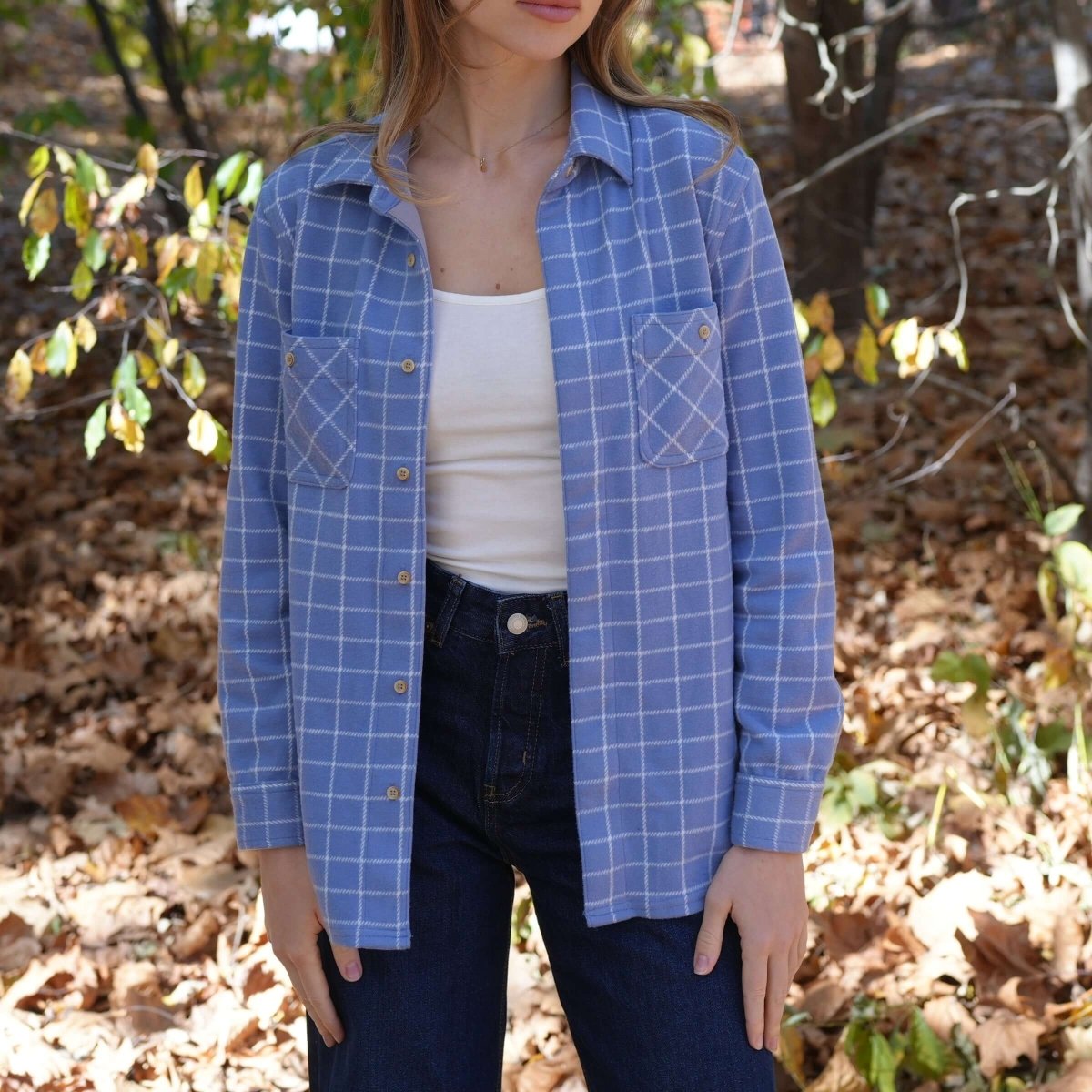 Adaptive Flannel Shirt for Women | Magnetic Buttons | Parkinson's & Arthritis MagnaReady - AskSAMIE: Answers for Accessibility