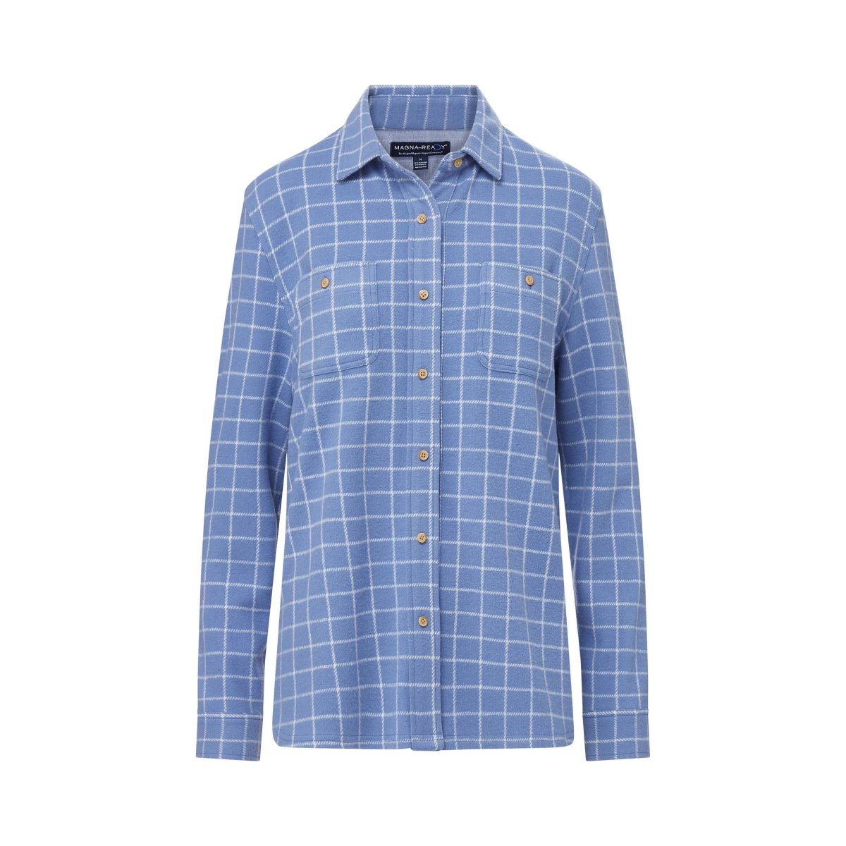 Adaptive Flannel Shirt for Women | Magnetic Buttons | Parkinson's & Arthritis MagnaReady - AskSAMIE: Answers for Accessibility