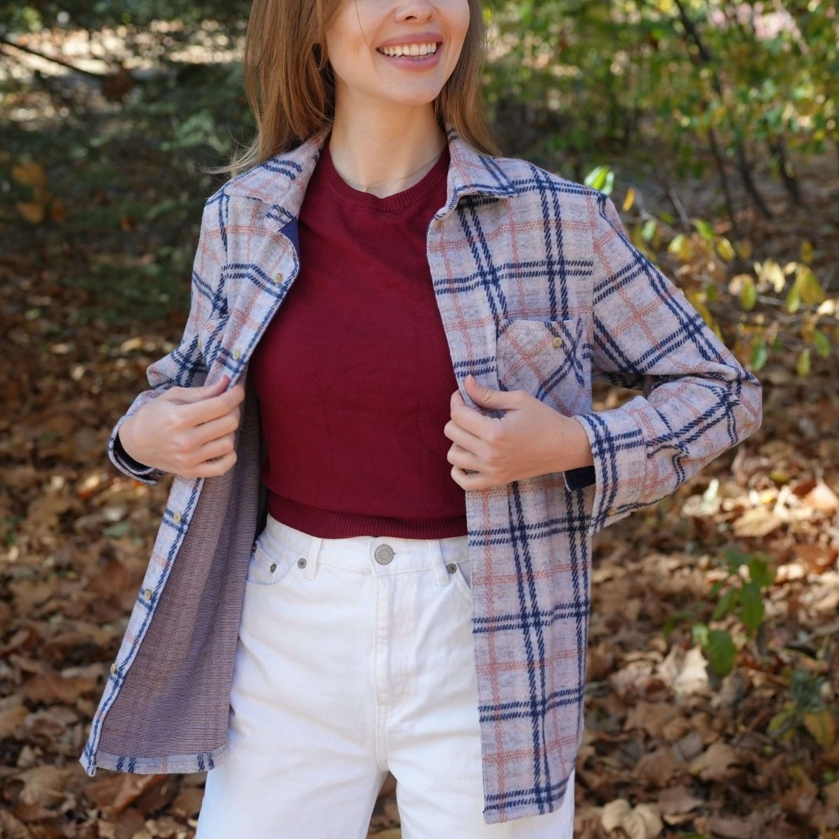Adaptive Flannel Shirt for Women | Magnetic Buttons | Parkinson's & Arthritis MagnaReady - AskSAMIE: Answers for Accessibility