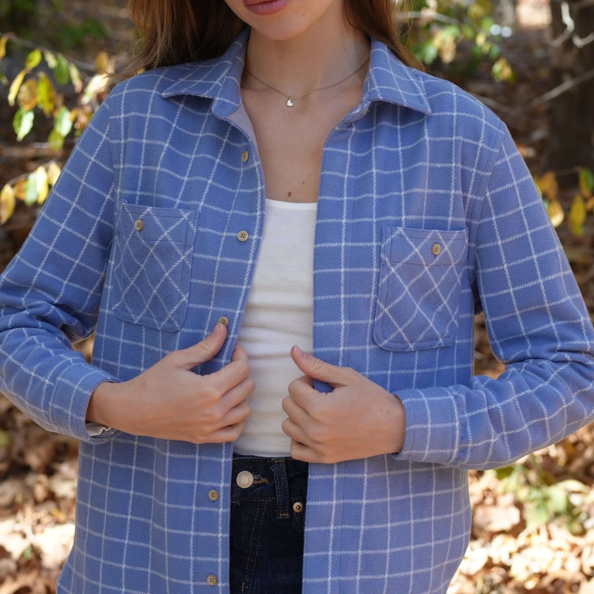 Adaptive Flannel Shirt for Women | Magnetic Buttons | Parkinson's & Arthritis MagnaReady - AskSAMIE: Answers for Accessibility