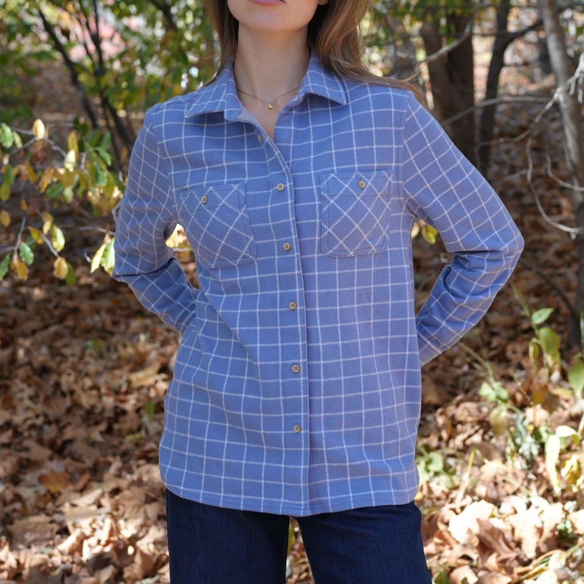 Adaptive Flannel Shirt for Women | Magnetic Buttons | Parkinson's & Arthritis MagnaReady - AskSAMIE: Answers for Accessibility