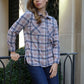 Adaptive Flannel Shirt for Women | Magnetic Buttons | Parkinson's & Arthritis MagnaReady - AskSAMIE: Answers for Accessibility