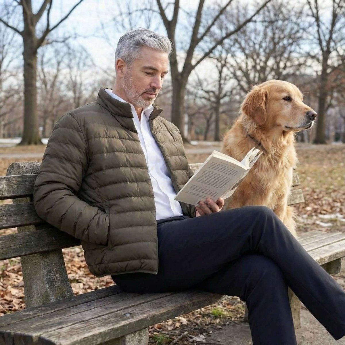 Adaptive Puffer Jacket for Men | Magnetic Closure | Parkinson's & Arthritis MagnaReady - AskSAMIE: Answers for Accessibility
