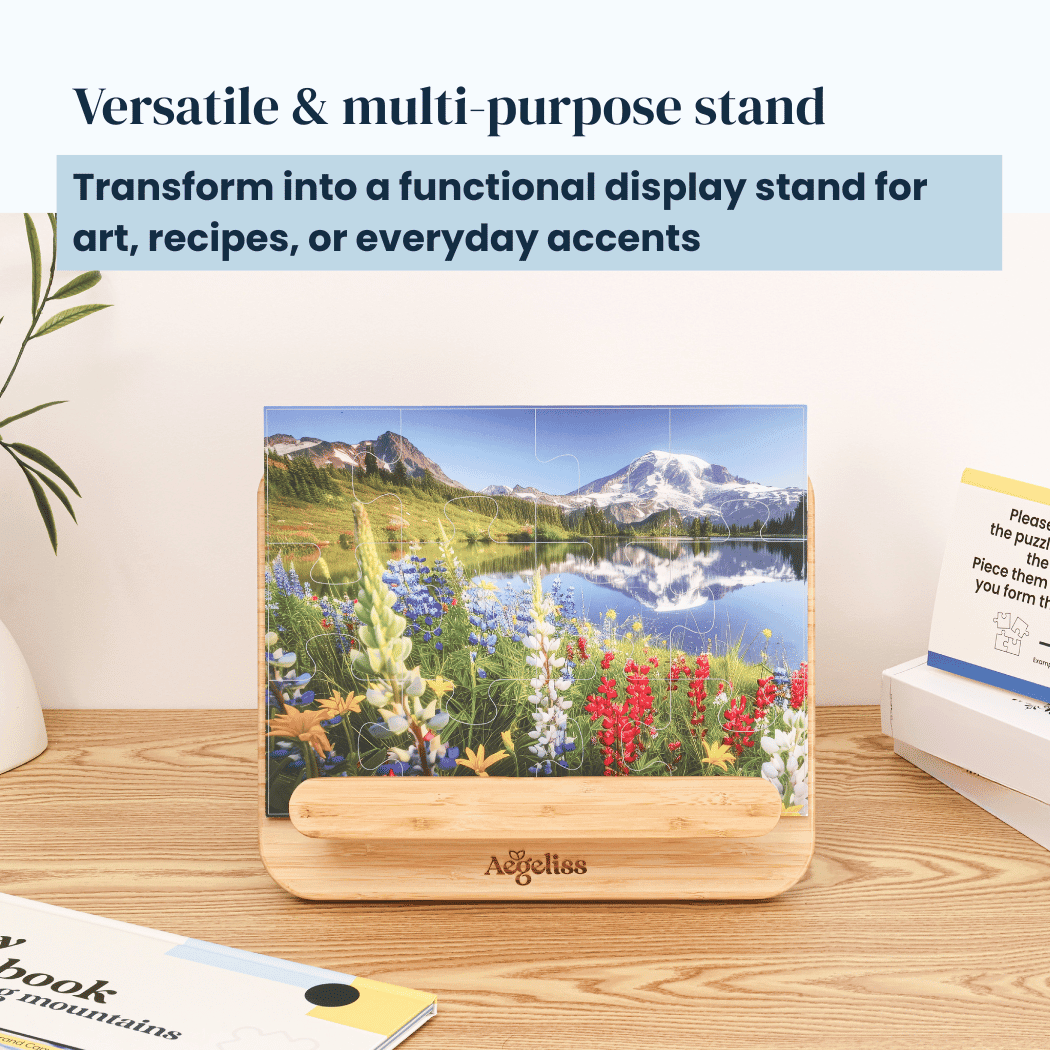 Adjustable Bamboo Stand | Display Stand and Ergonomic Tool Aegeliss - AskSAMIE: Answers for Accessibility