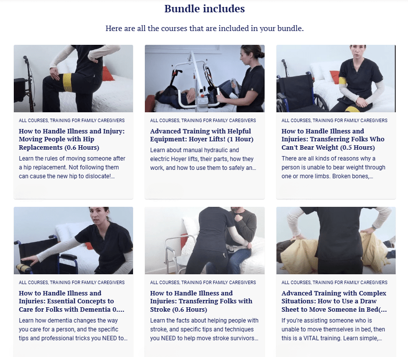 Advanced Family Caregiver Training University | Learn from occupational therapists Higher Standards Caregiver Training - AskSAMIE: Answers for Accessibility