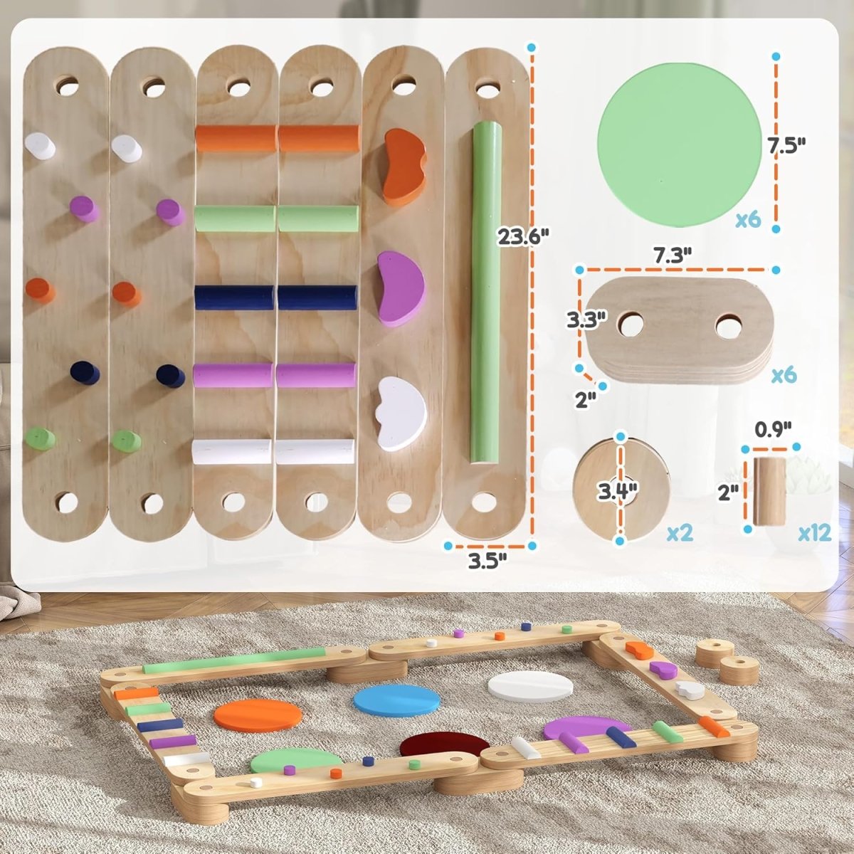 Balance Beam Wooden Stepping stones AskSAMIE: Answers for Caregiving - AskSAMIE: Answers for Accessibility