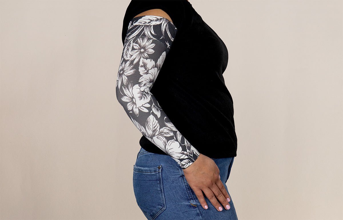 Bali Night Gradient Compression Arm Sleeve LympheDIVAs - AskSAMIE: Answers for Accessibility