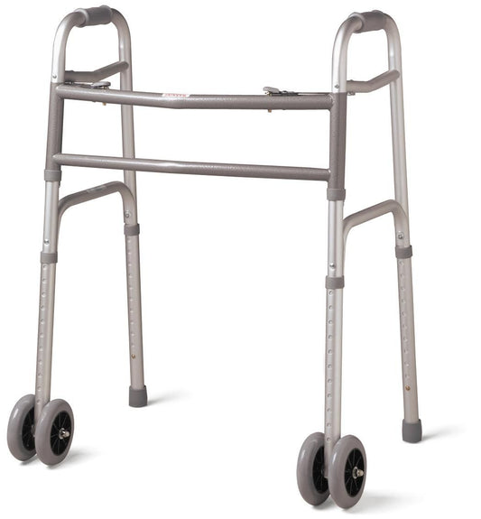 Bariatric Front Wheeled Folding Walker Medline - AskSAMIE: Answers for Accessibility